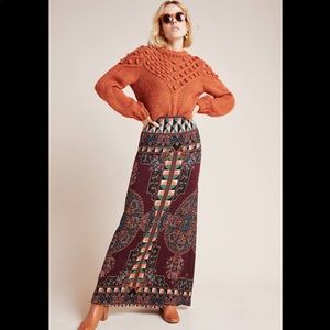 NWT FARM Rio Mixed Print Maxi Skirt